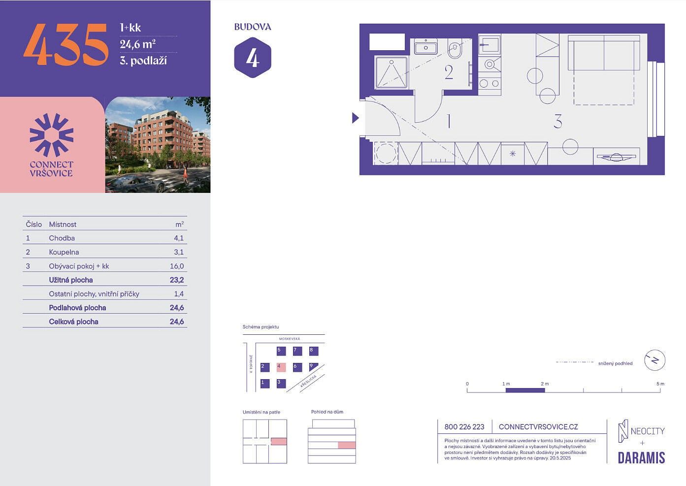 Byt 1+kk · 23 m² · Praha - Vršovice, okres Praha 10, Hlavní město Praha - 4