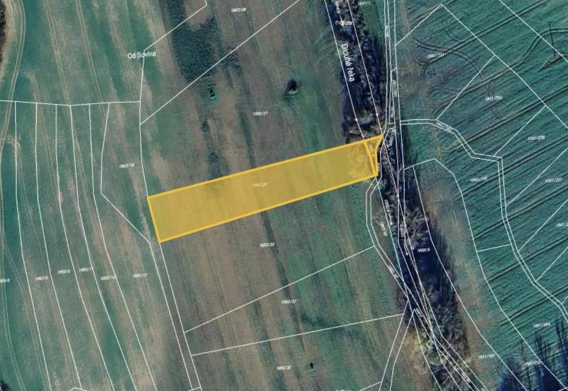 Zemědělské pozemky, Buchlovice, 1 282 m² - 1