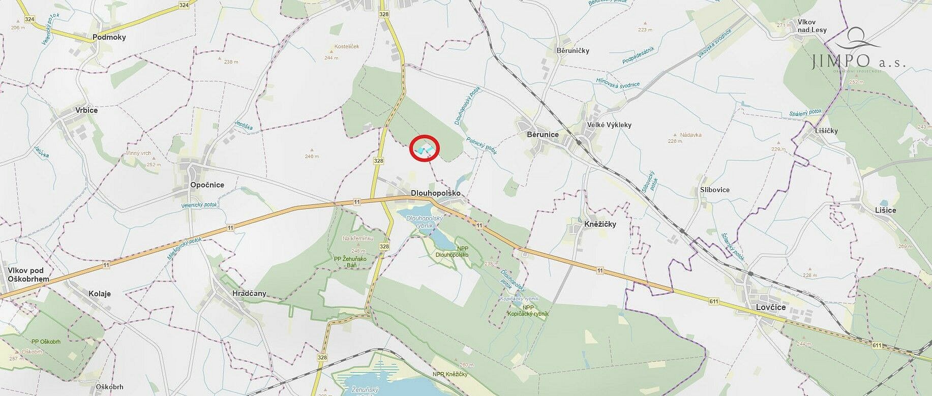 Prodej zemědělský pozemek - Dlouhopolsko, okres Nymburk, Středočeský kraj - 5