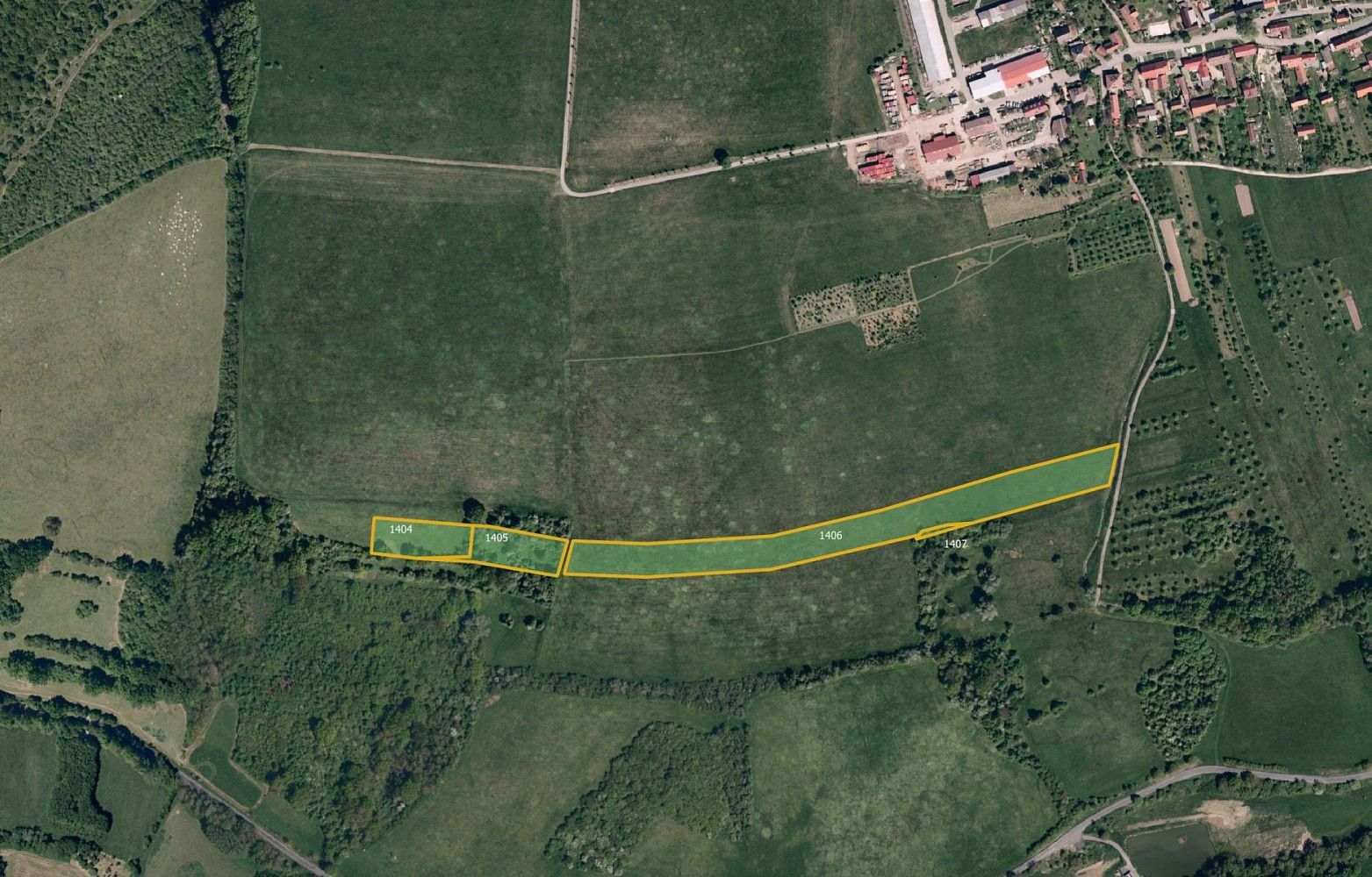 Zemědělské pozemky, Kelníky, okres Zlín, Zlínský kraj - 1