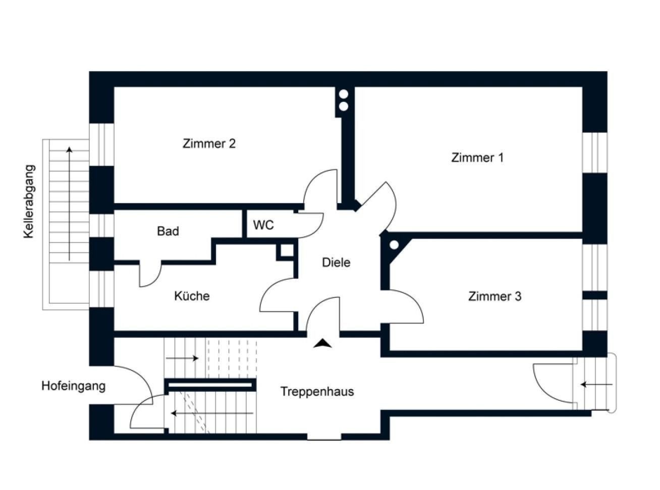 Prodej byt 3+1 - Frankfurt am Main Gutleutviertel Hessen 60329, 69 m² - 5