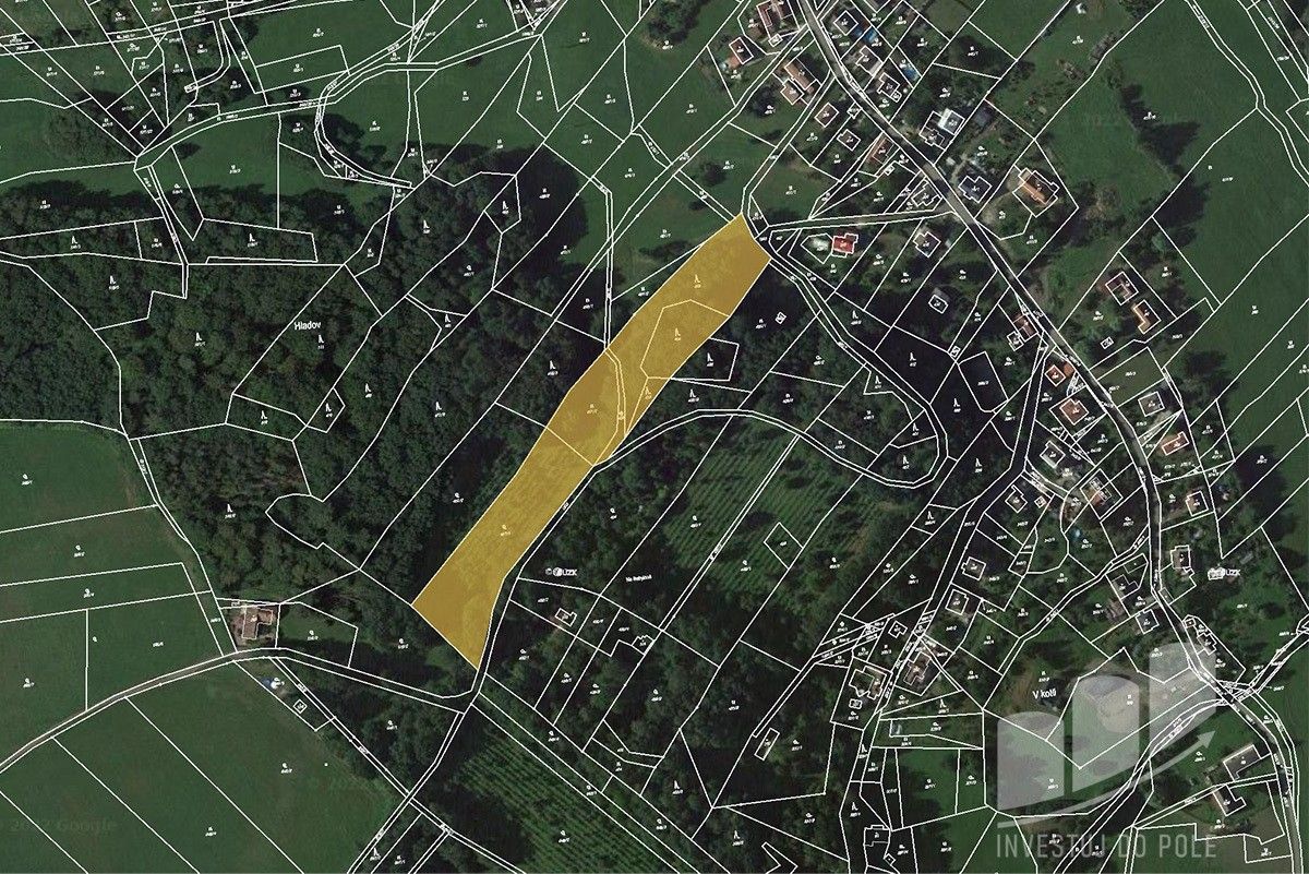Louky, Hrubá Skála, 12 487 m²
