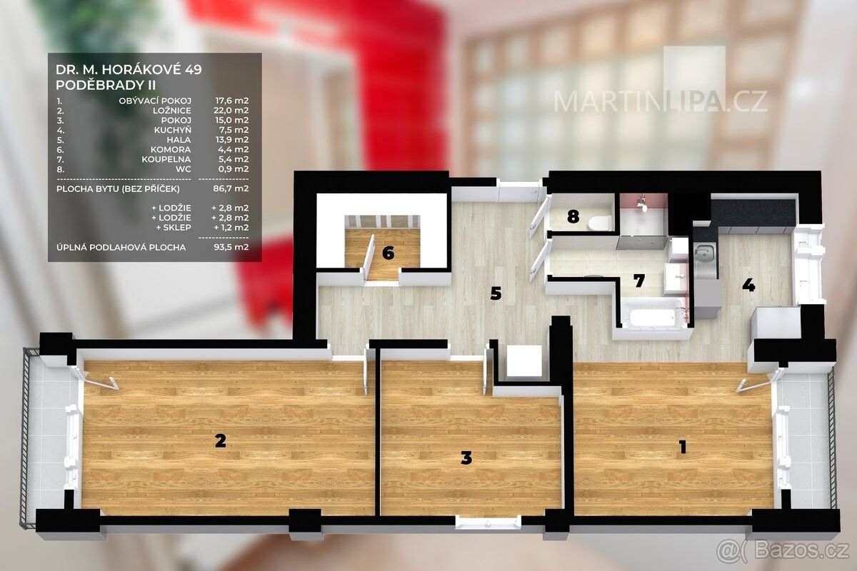 Prodej byt - Poděbrady, 290 01