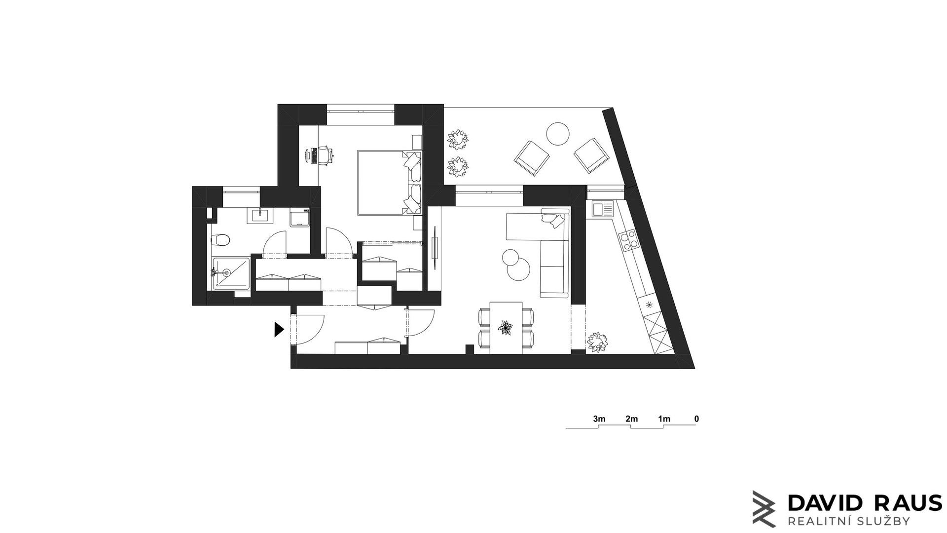 Prodej byt 2+kk - Coufalíkovo náměstí, Židlochovice, 62 m²