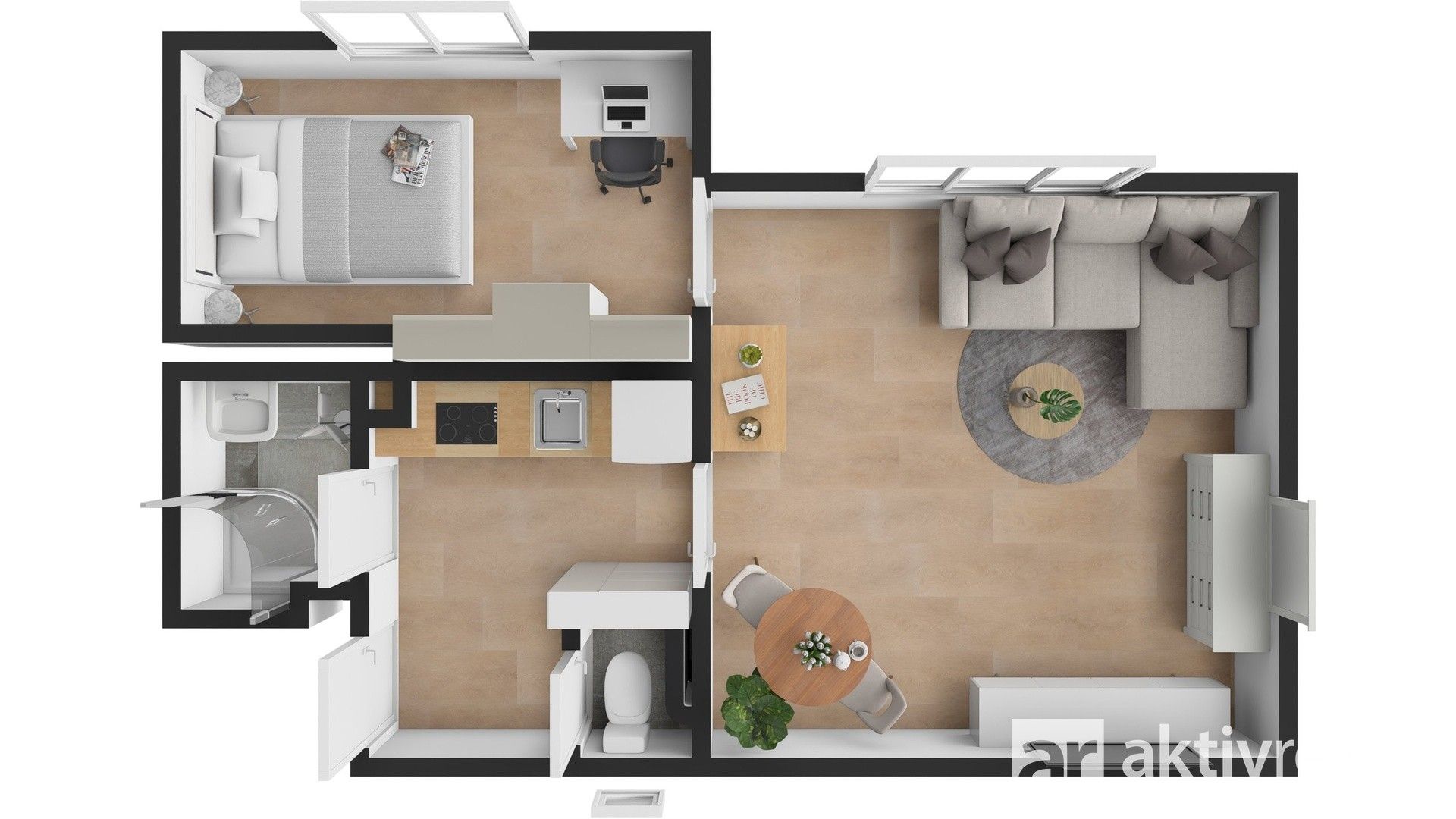 Byt 2+1 · 41 m² · Stupkova, Praha - 4