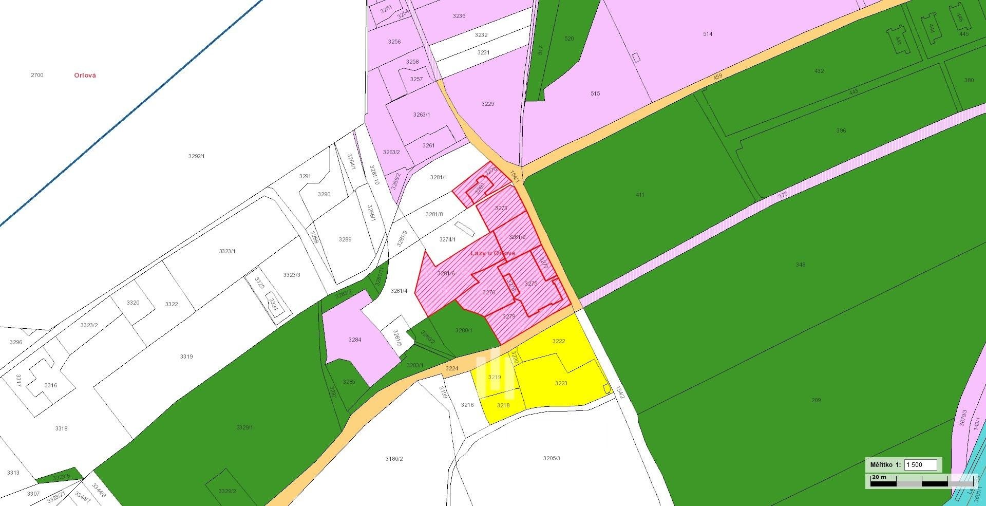 Prodej komerční pozemek - Orlová