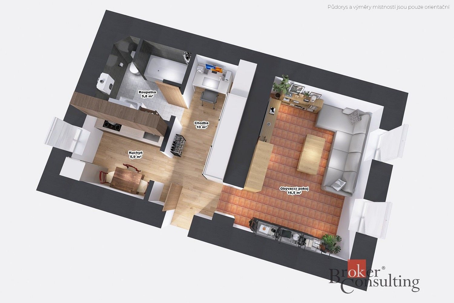 1+1, Stráž nad Nisou, okres Liberec, Liberecký kraj, 39 m²
