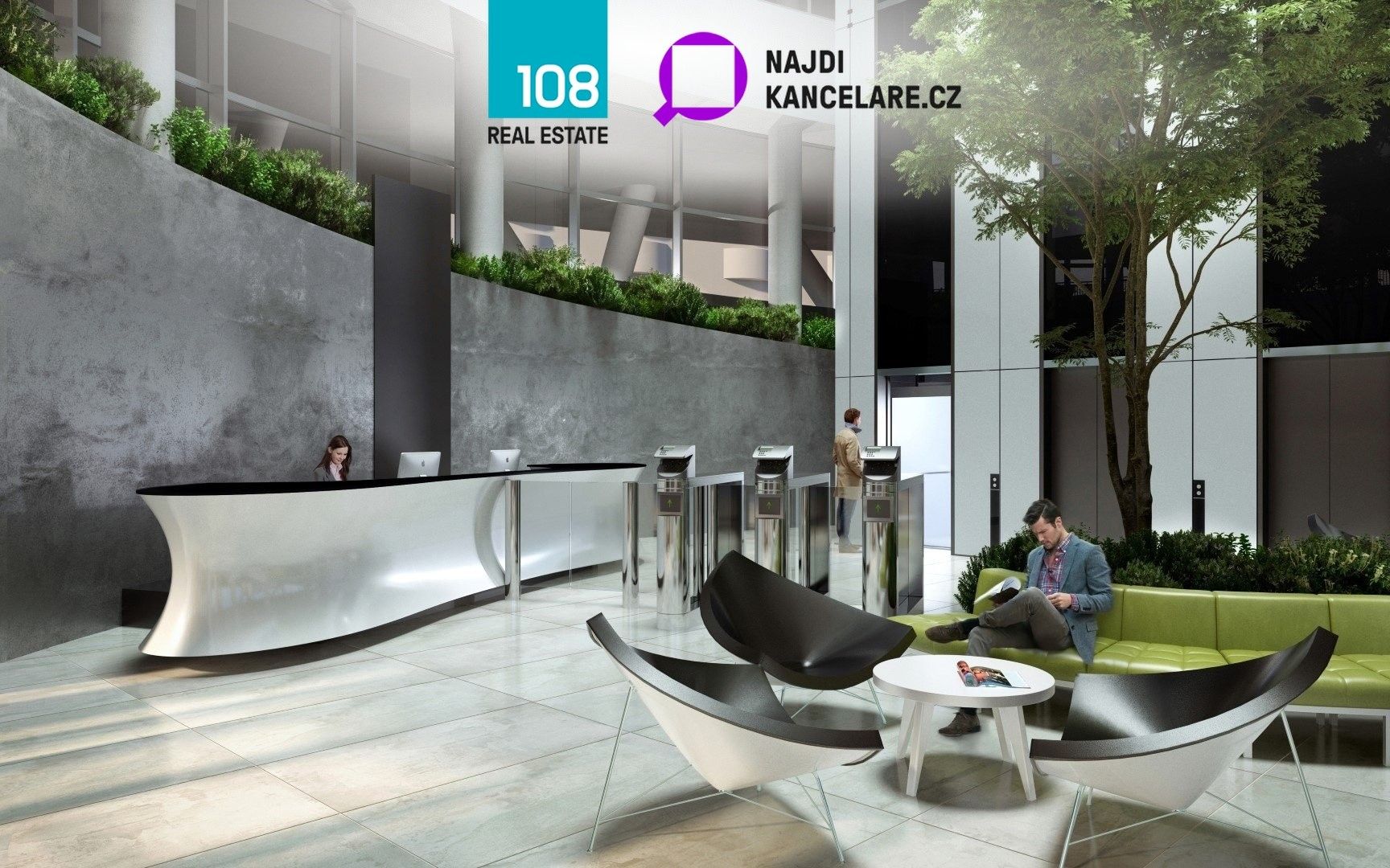 Kanceláře, Plzeňská 3351, Praha Smíchov, 454 m² - 1