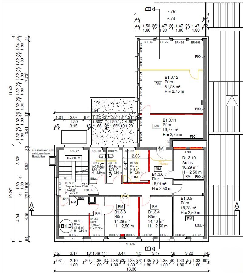 Kanceláře, , Severní Porýní-Vestfálsko, 188 m² - 1