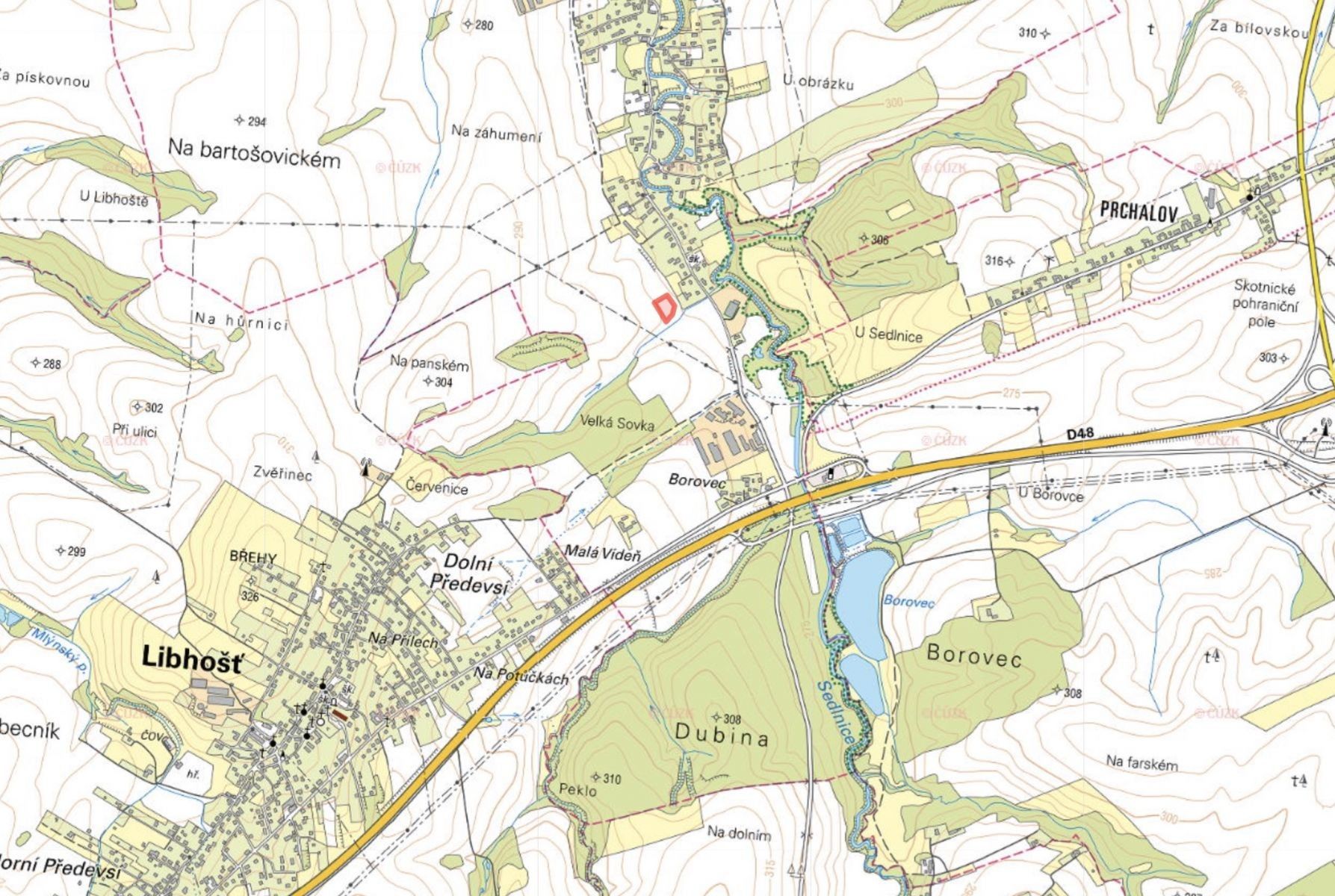 Prodej zemědělský pozemek - Sedlnice