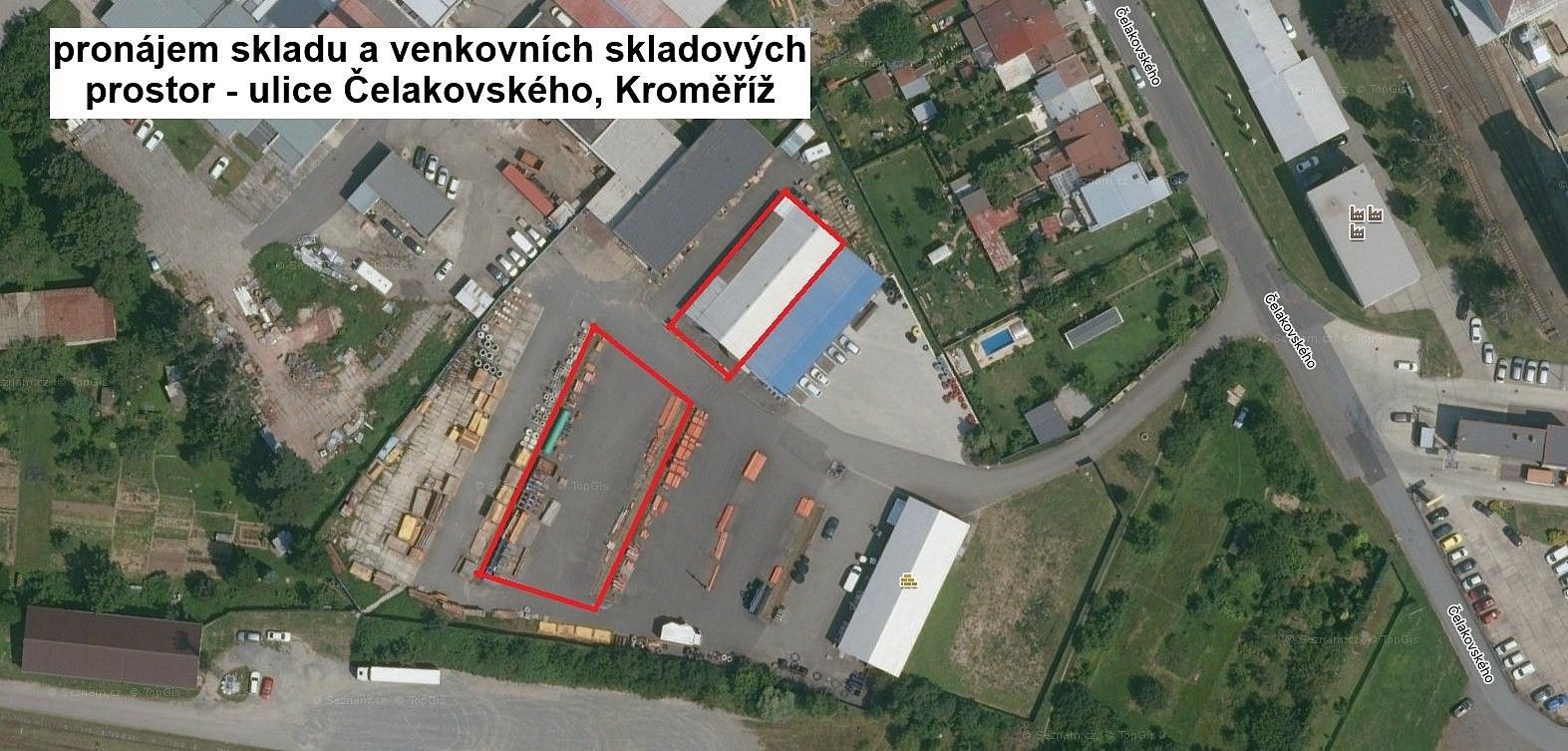 Sklady, Čelakovského, Kroměříž, 645 m² - 2
