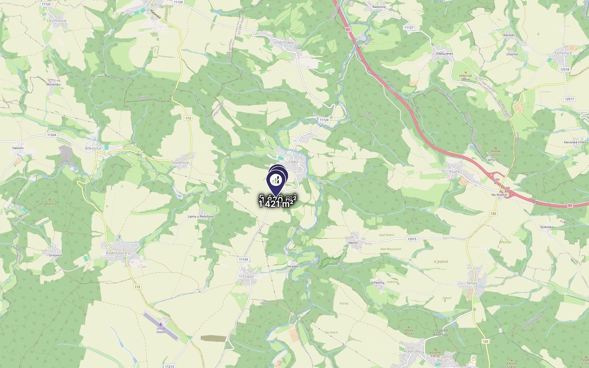 Zemědělský pozemek · 8 739 m² · Libež - 3