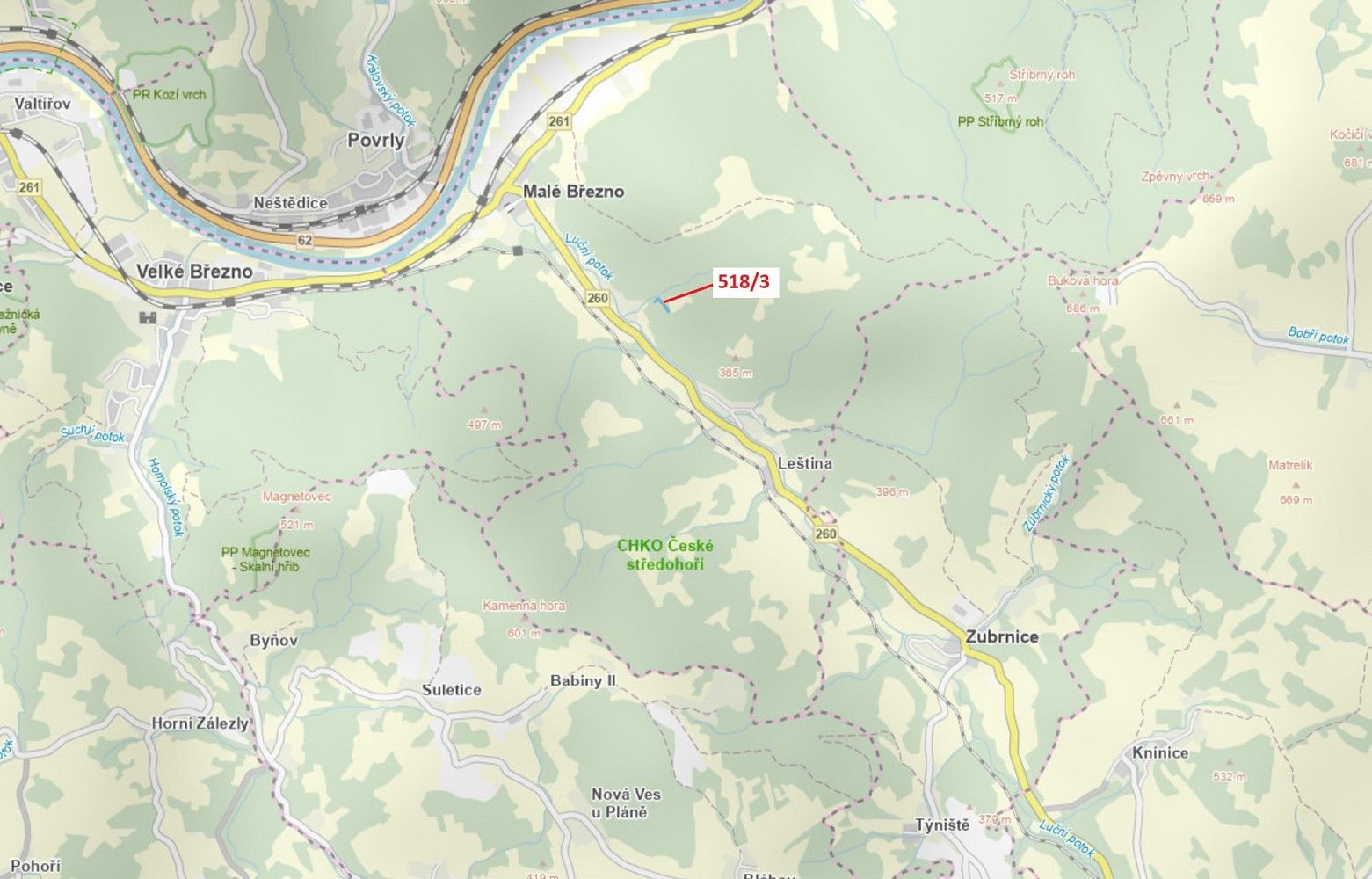 Les, 2 232 m²