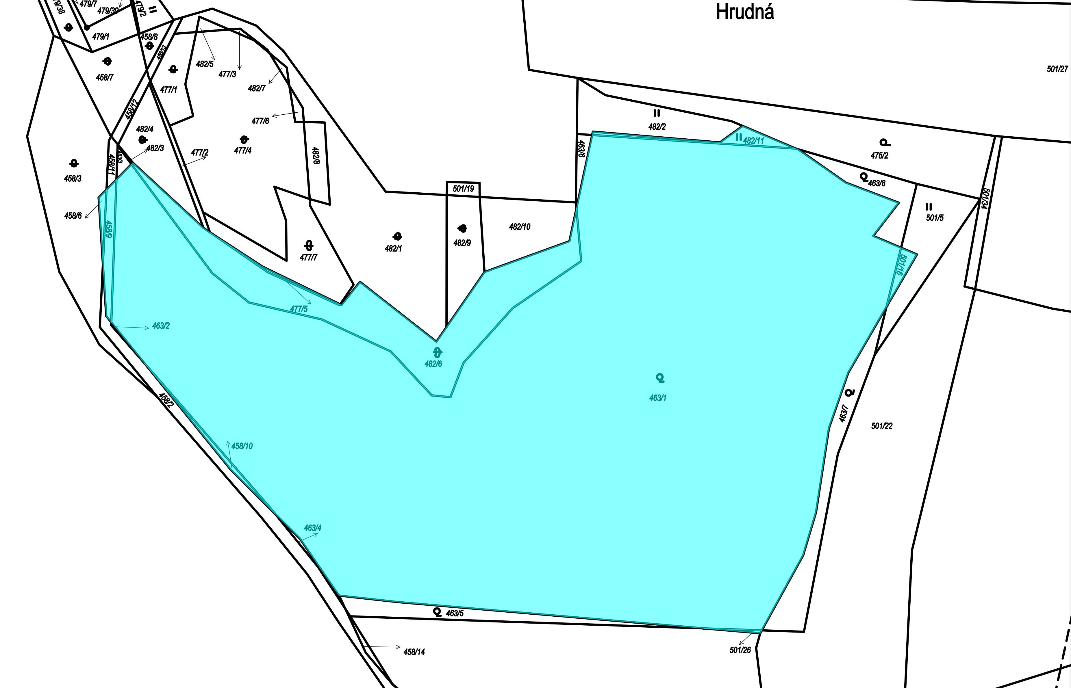 Prodej zemědělský pozemek - Milín, 18 683 m²