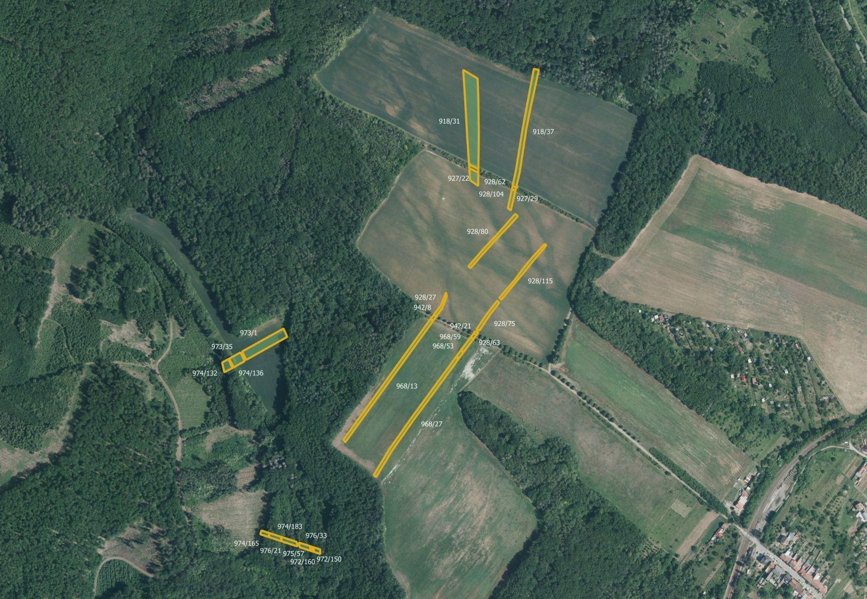 Zemědělské pozemky, Silůvky