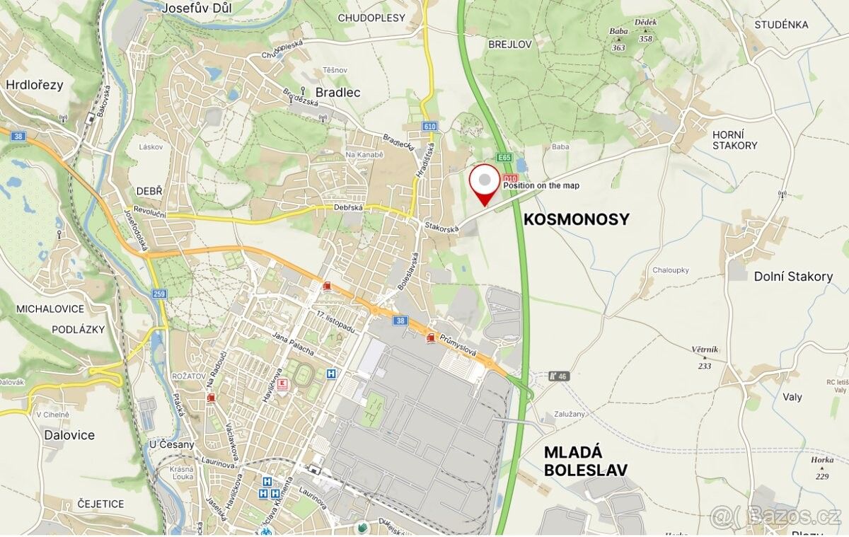 Pozemky pro bydlení, Kosmonosy, 293 06 - 2