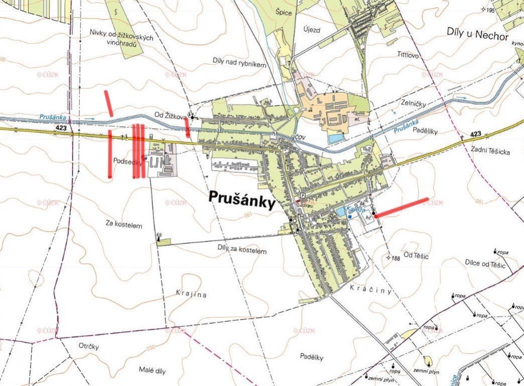 Prodej pozemek pro bydlení - Prušánky, 696 21