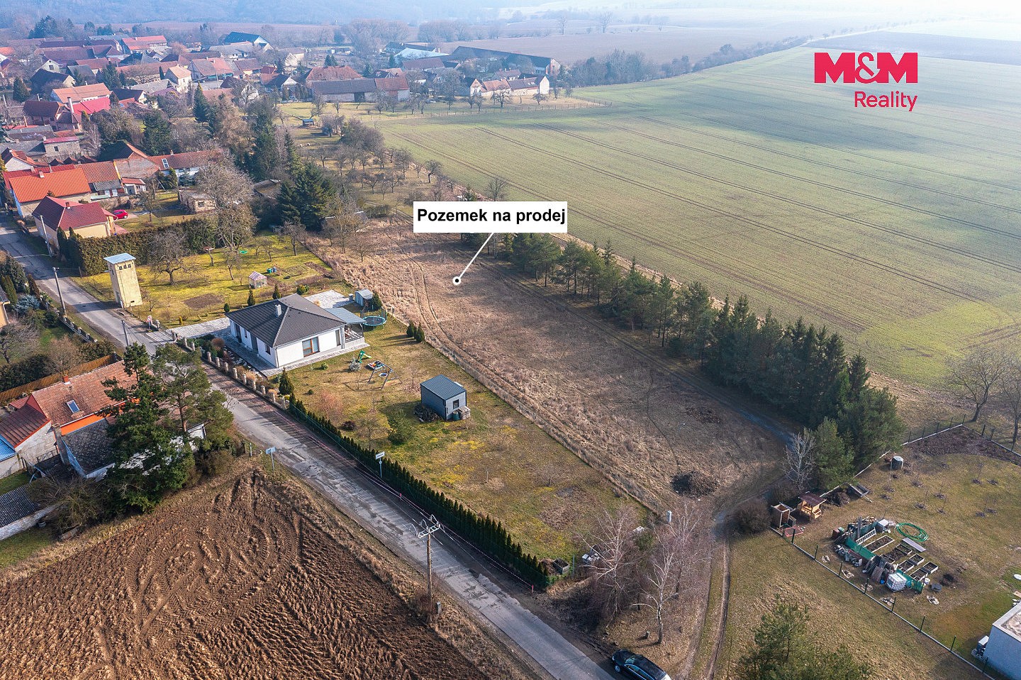 Pozemky pro bydlení, Střemy - Jenichov, okres Mělník - 2
