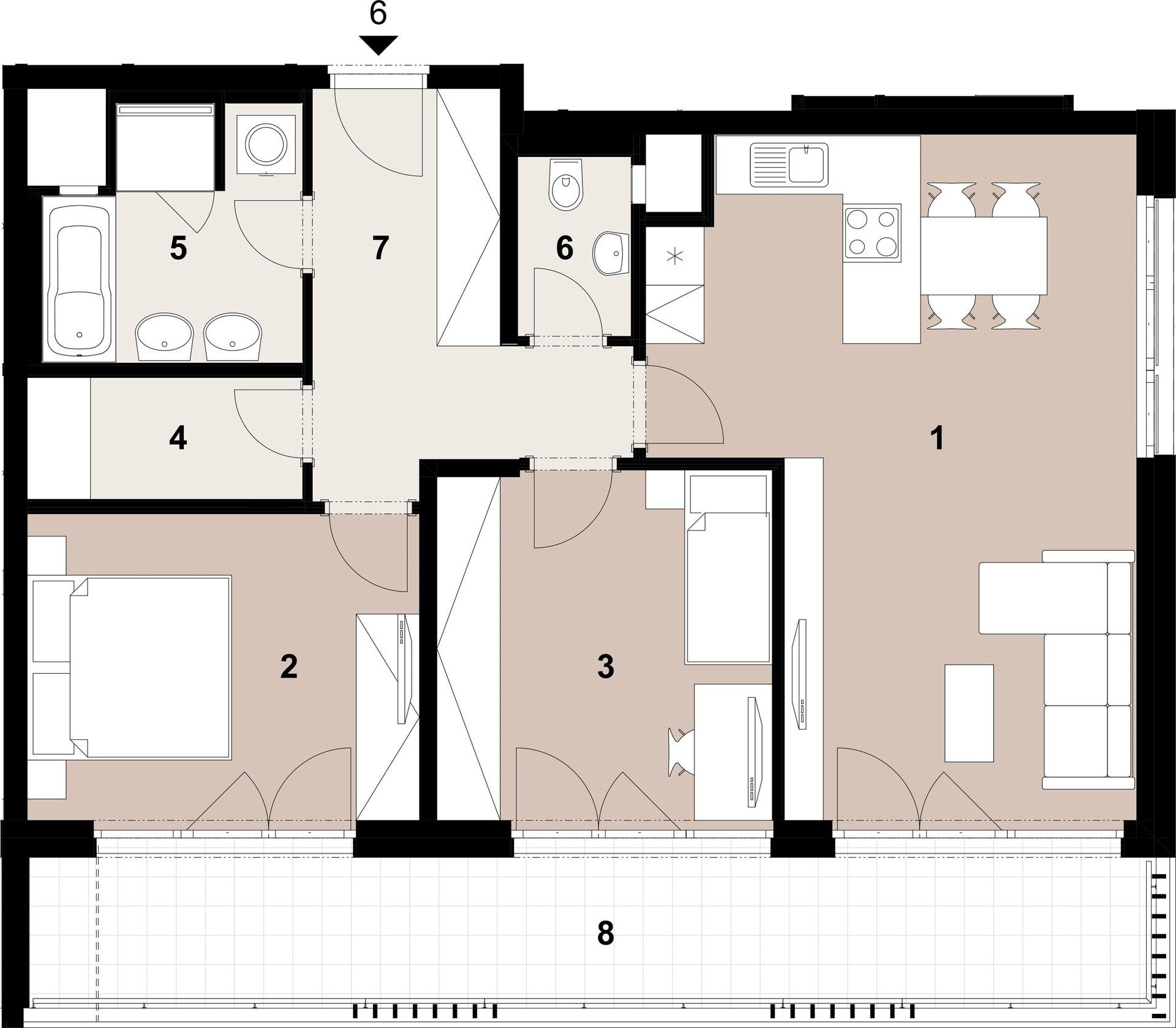 Prodej byt 3+kk - Makovská, Praha, 76 m²