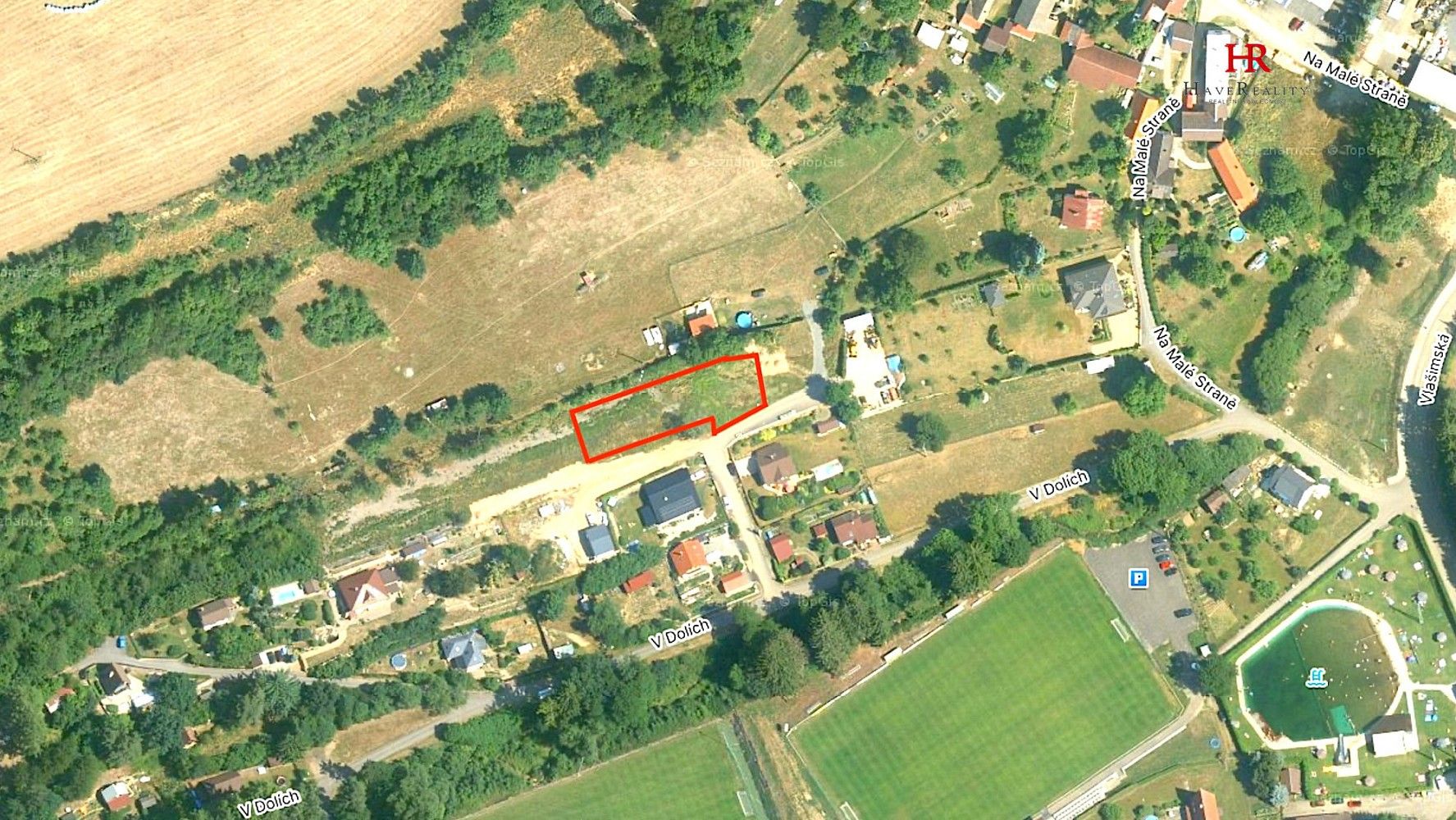 Pozemky pro bydlení, V Dolích, Divišov, okres Benešov - 1