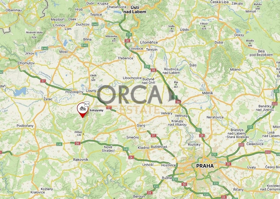 Prodej pozemek - Domoušice, okres Louny, Ústecký kraj - 5