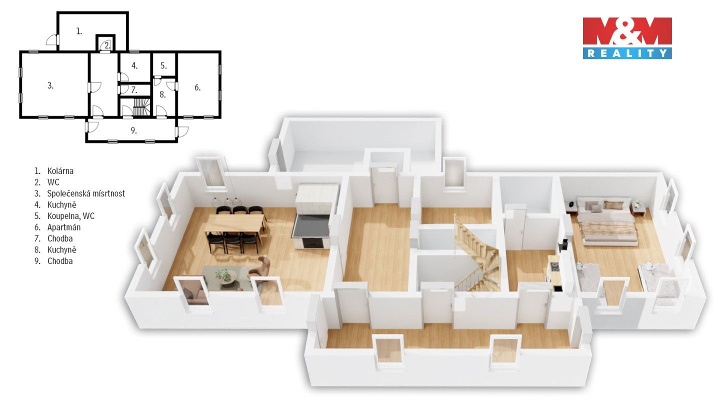 Chalupa · 116 m² · Sněžné - 4