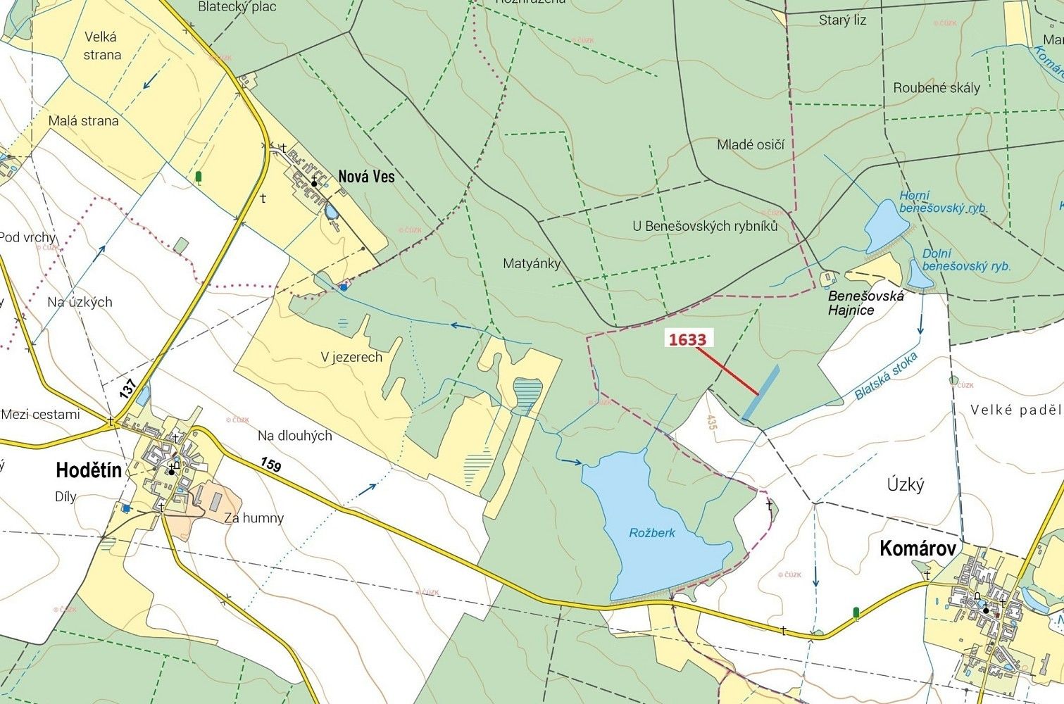 Les, 5 902 m²