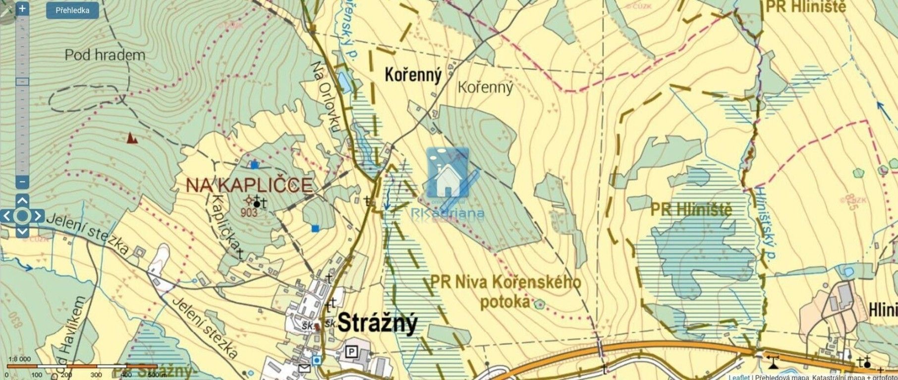 Prodej louka - Strážný, 50 000 m² - 5