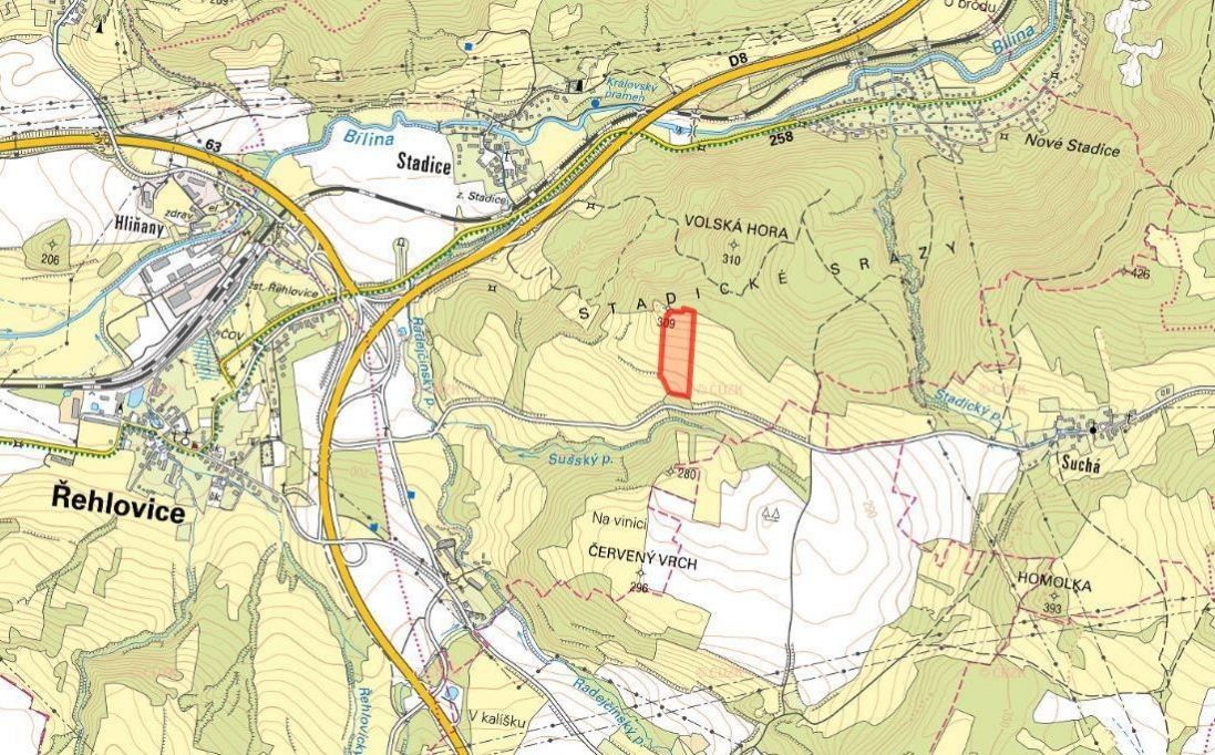 Prodej pozemek pro bydlení - Ústí nad Labem, 400 02