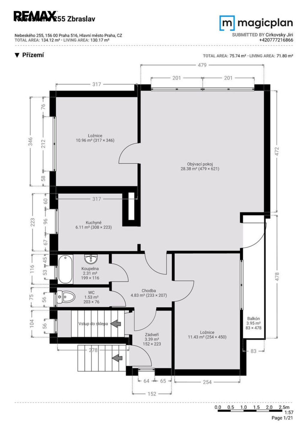 Prodej rodinný dům - Nebeského 255, Praha Zbraslav, 130 m² - 5
