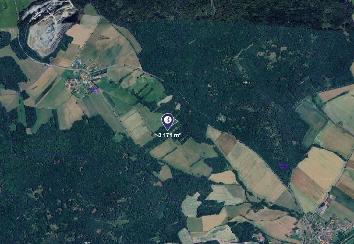 Prodej louka - Ježovy, 3 171 m²