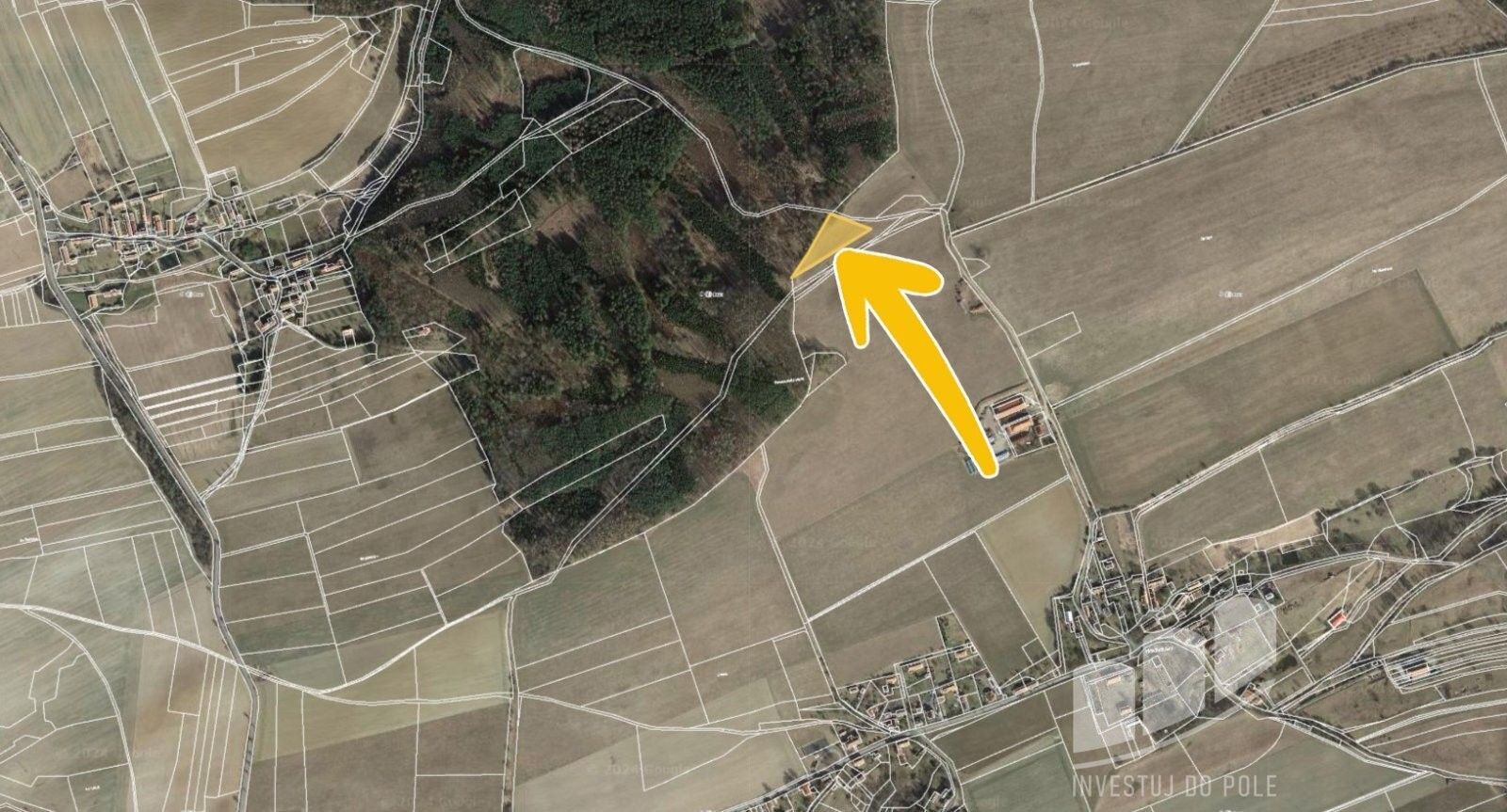 Prodej zemědělský pozemek - Hracholusky, 3 565 m²