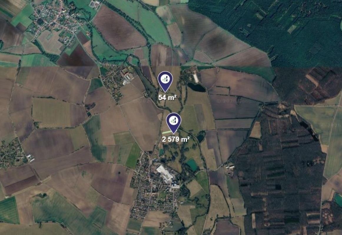 Louky, Smidary, 652 m² - 2