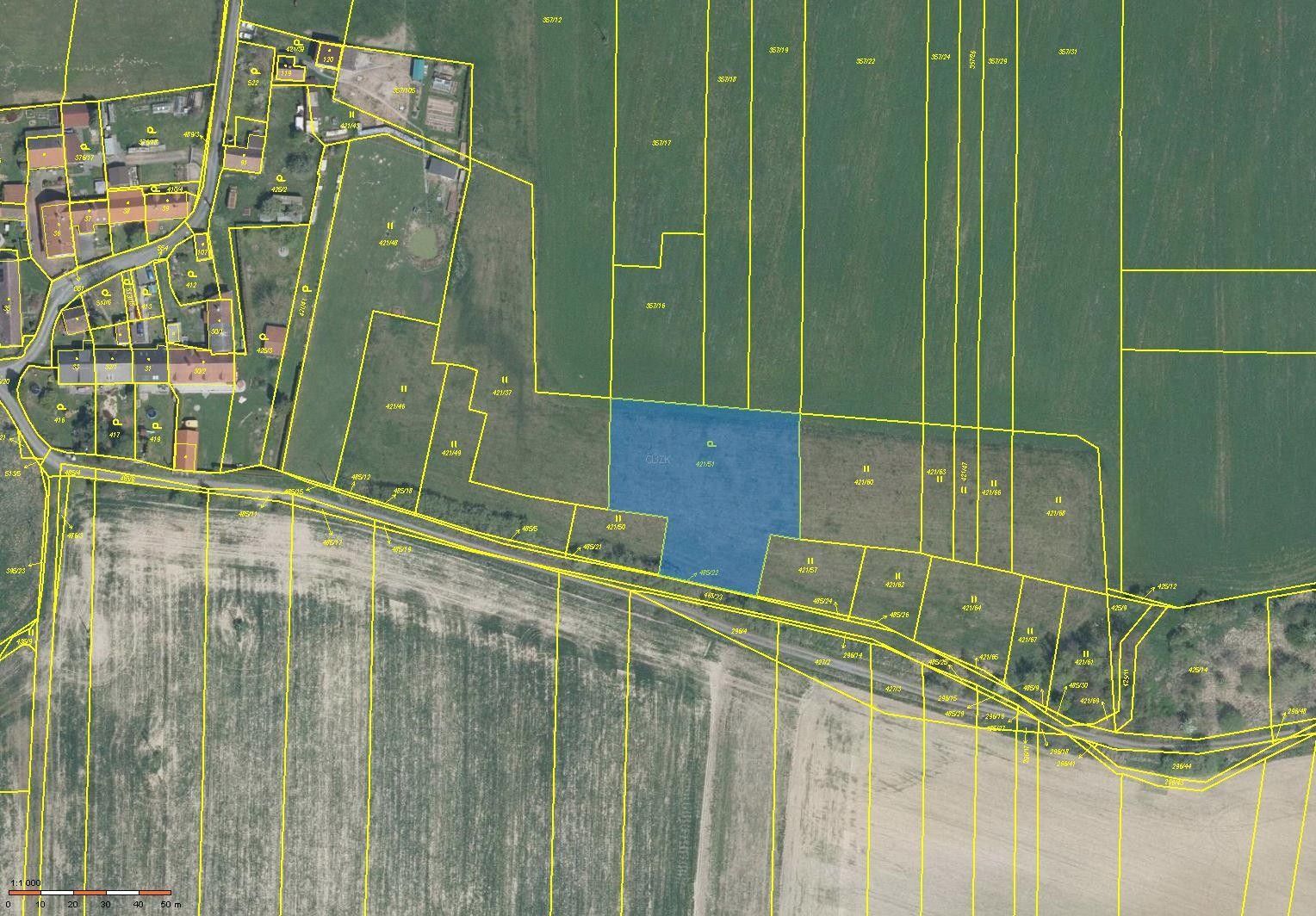 Zahrady, Lhota, Merklín, 2 708 m²