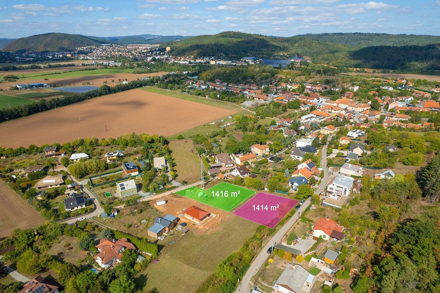 Pozemek pro bydlení, 1 416 m²