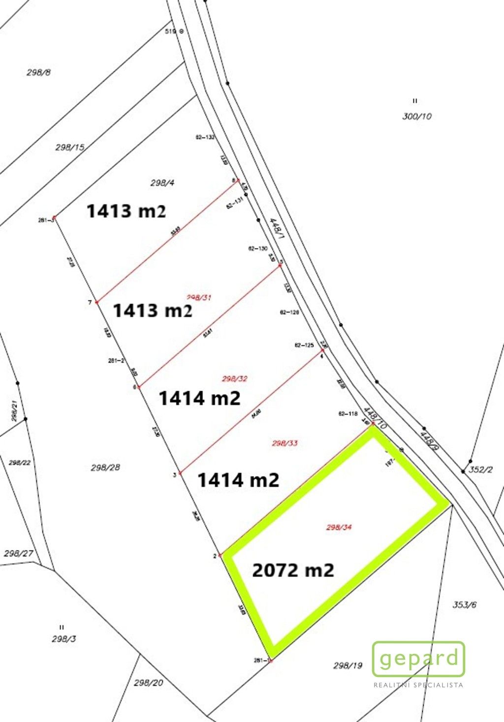 Pozemek pro bydlení · 2 072 m² · Úhlejov - 4