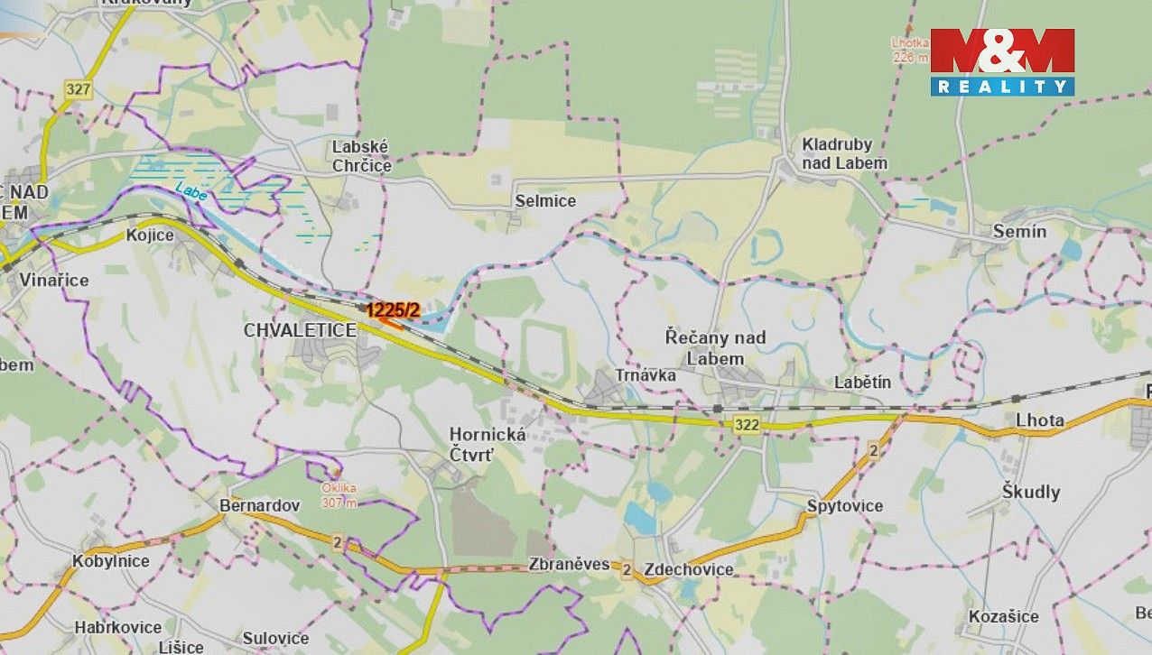 Prodej louka - Chvaletice, okres Pardubice, Pardubický kraj - 5