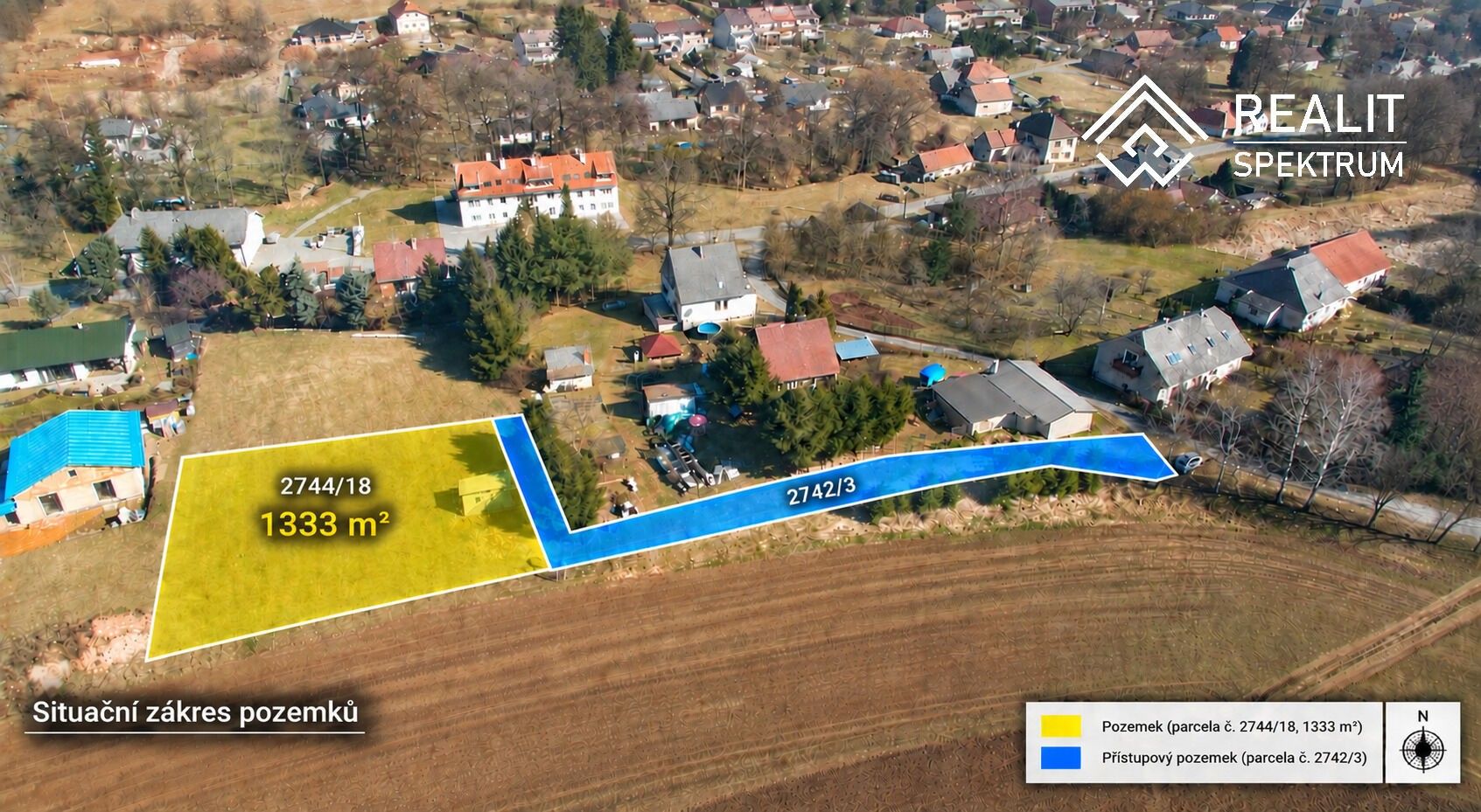 Pozemek pro bydlení, 1 333 m²
