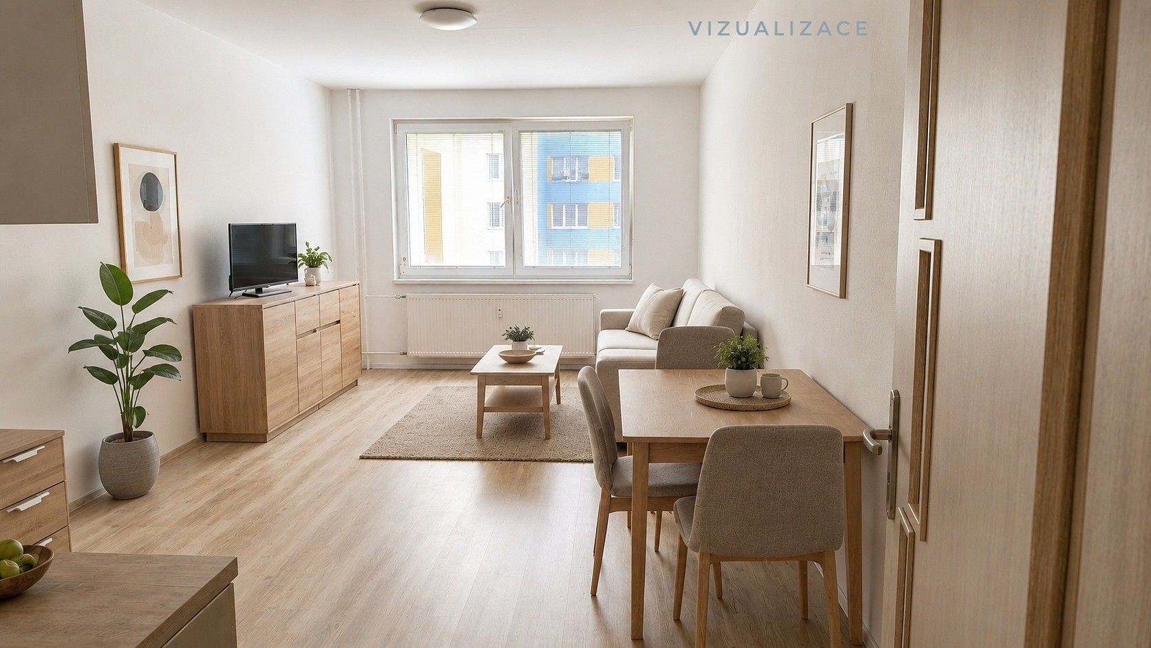Byt 1+kk, 32 m²