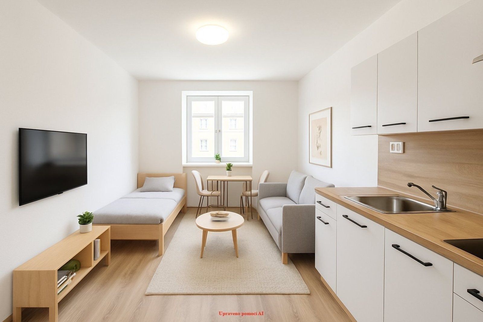 Byt 1+kk, 17 m²