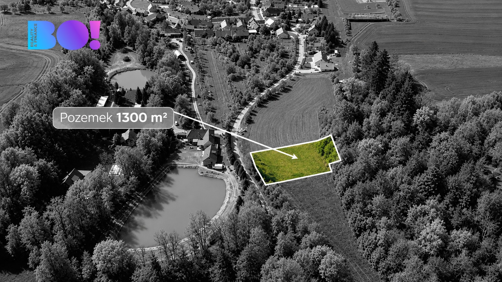 Zemědělský pozemek, 1 300 m²