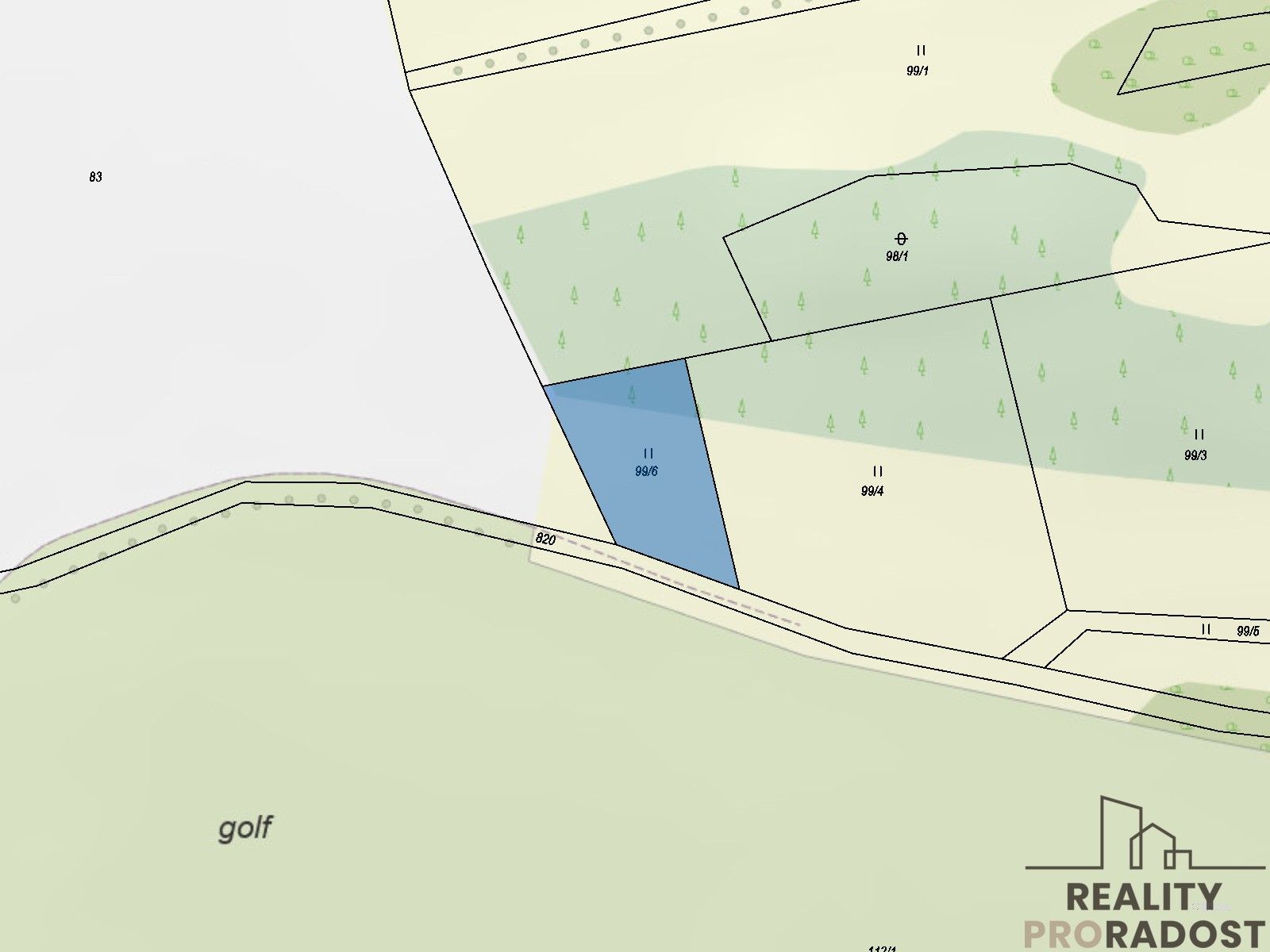 Pozemek · 669 m² · Slapy - 3