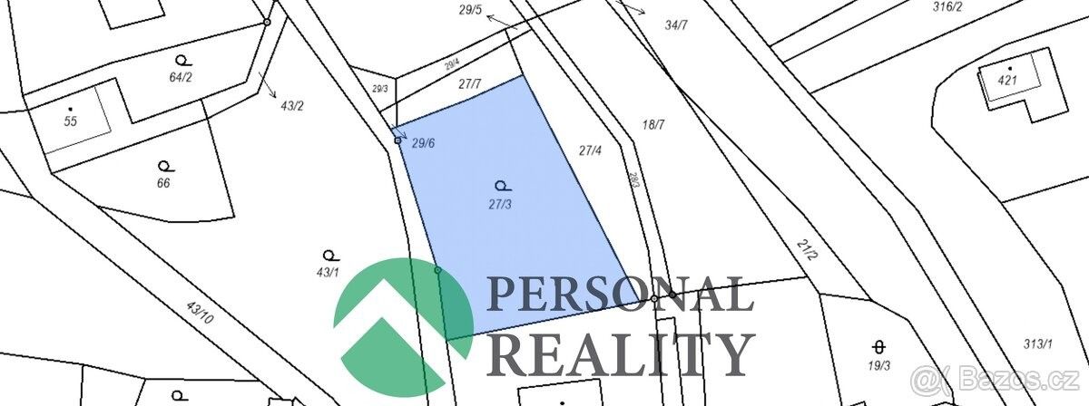 Prodej pozemek pro bydlení - Lom u Mostu, 435 11, 1 188 m²