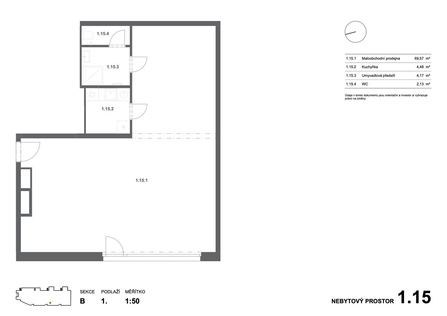 Obchodní prostory · 80 m² · Boettingerova, Plzeň Jižní Předměstí - 4