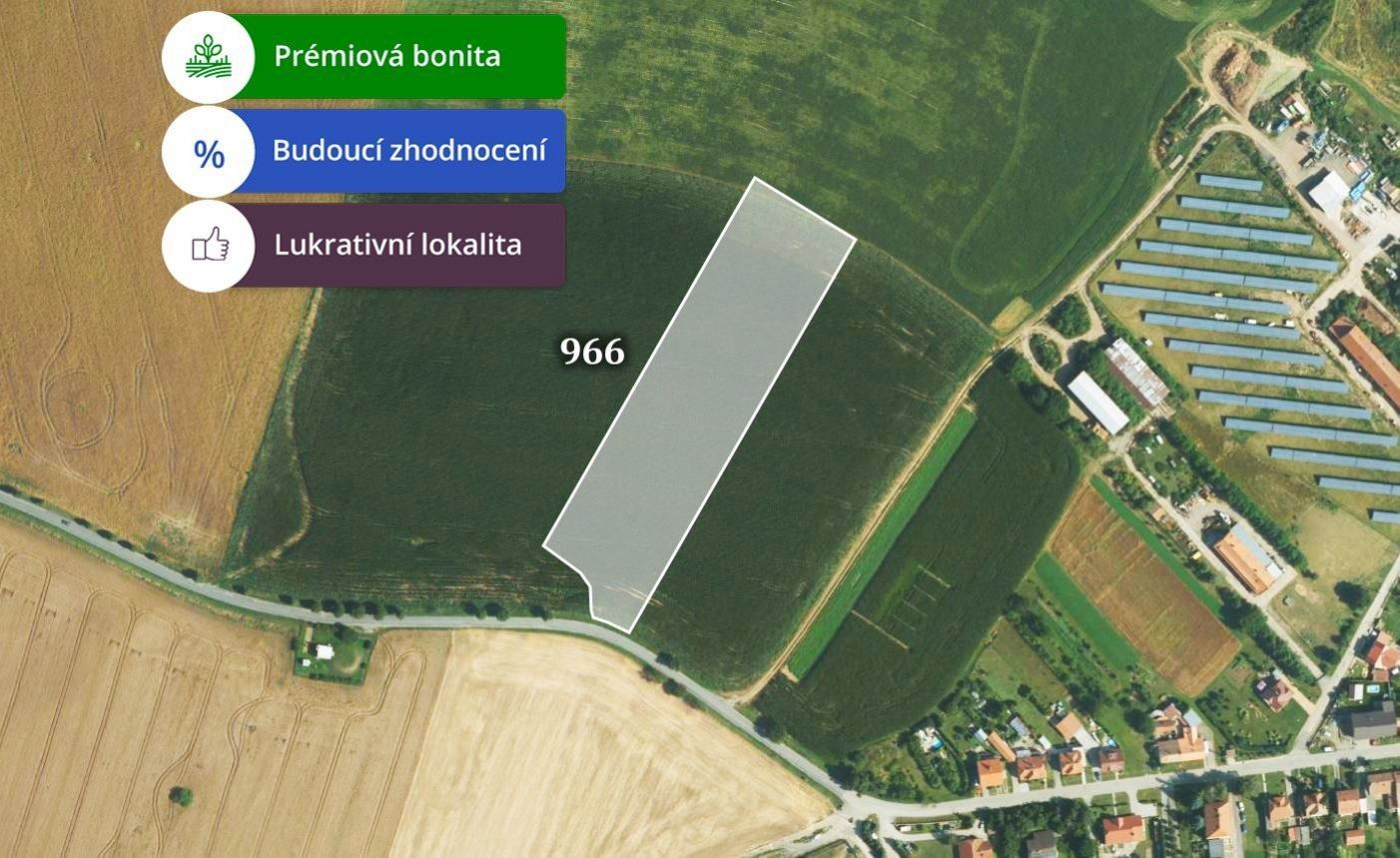 Prodej zemědělský pozemek - Bučovice, 13 029 m²