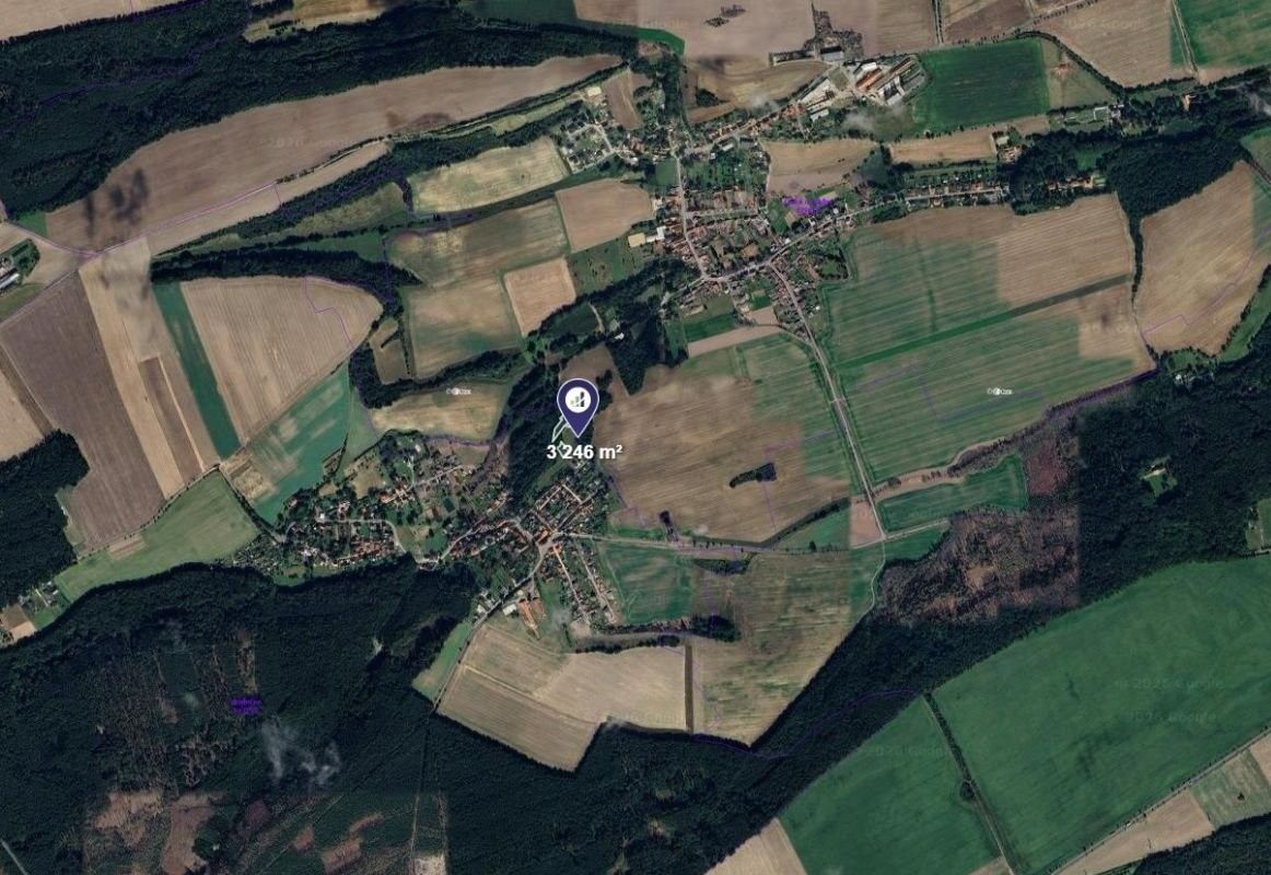 Lesy, Hradečno, 3 246 m² - 2