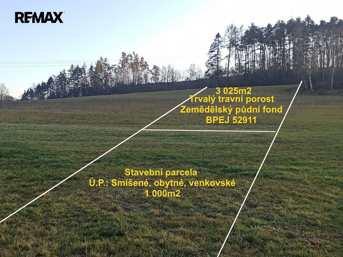 Prodej pozemek pro bydlení - Svatý Jan, okres Příbram, Středočeský kraj - 2