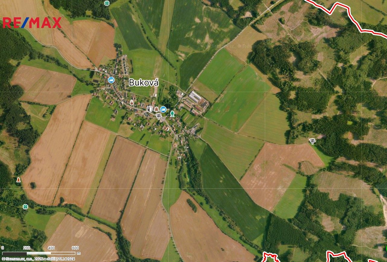 Zemědělské pozemky, Buková, 34 m²
