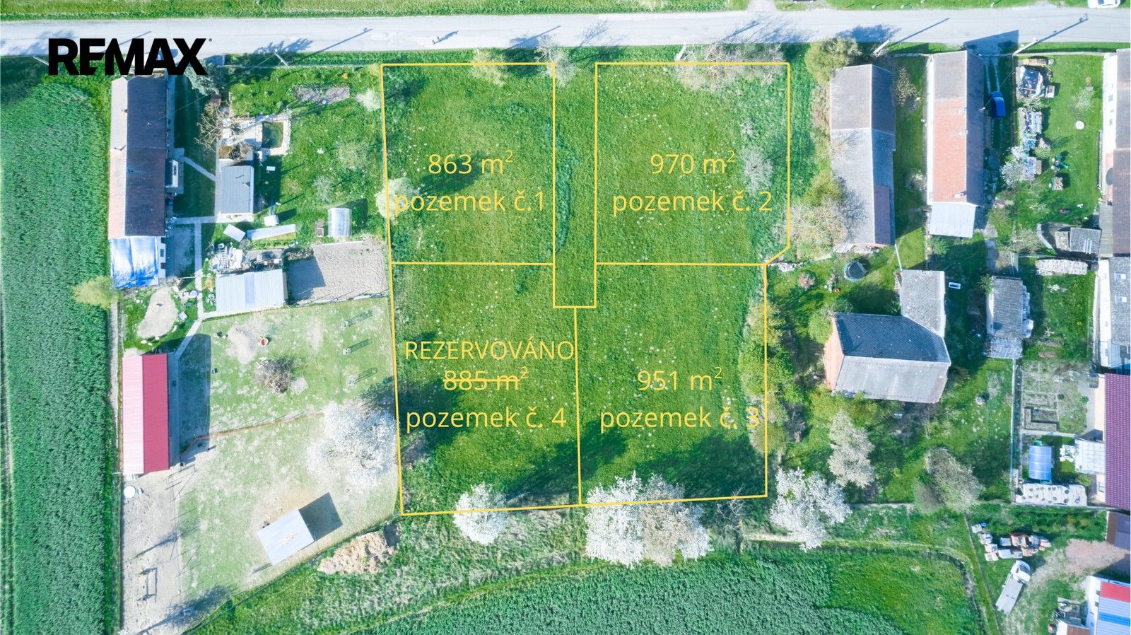Prodej pozemek pro bydlení - Mžany, 863 m² - 5