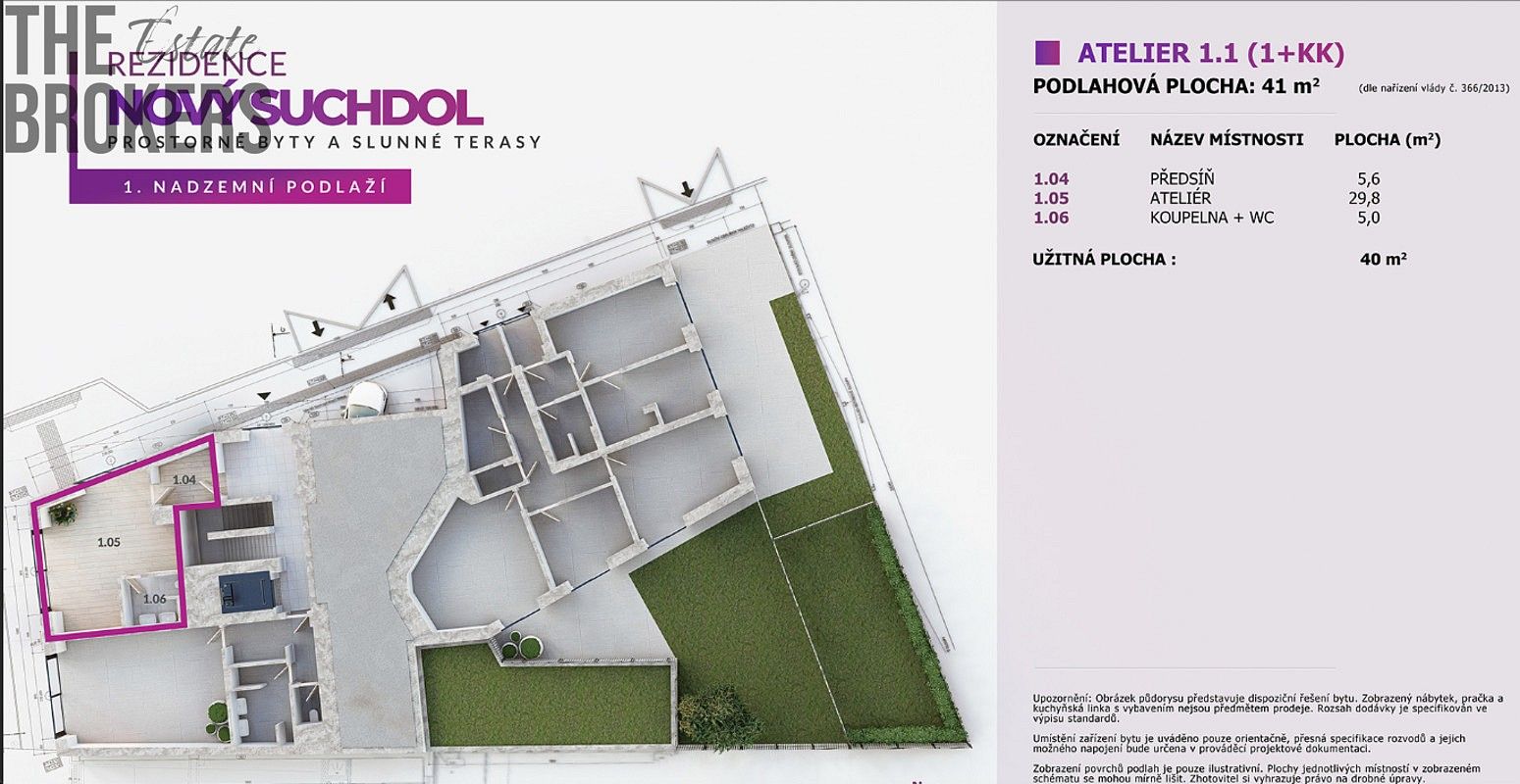 Obchodní prostory, Praha - Suchdol, okres Praha 6, Hlavní město Praha, 41 m² - 2
